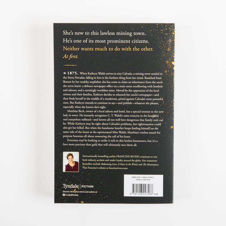 Back cover of the paperback novel The Lady&