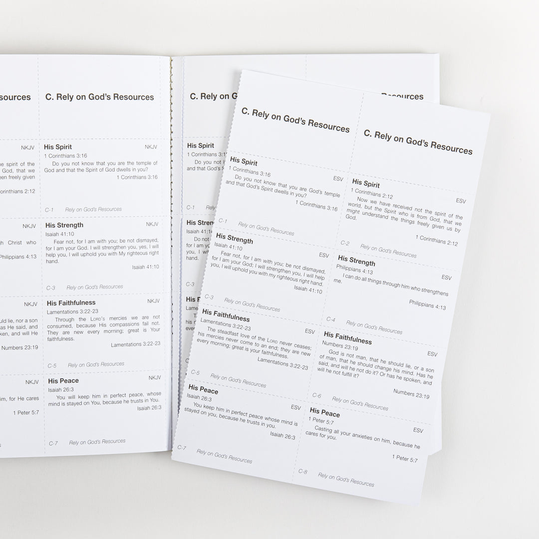 Open Topical Memory System workbook page headed &