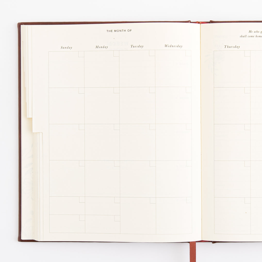12-Month Undated Planner - Yorkshire Design - Layflat
