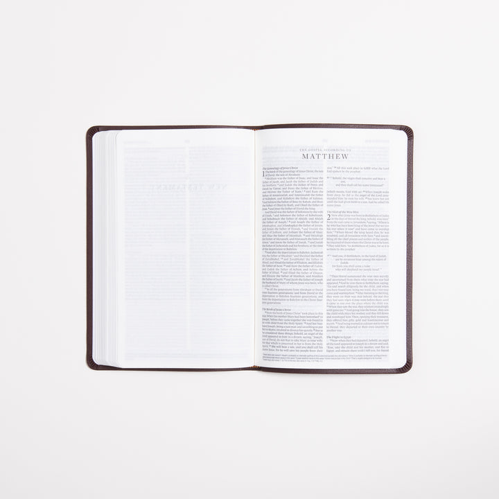 ESV Value Thinline Bible - Chestnut - TruTone - Filigree Design