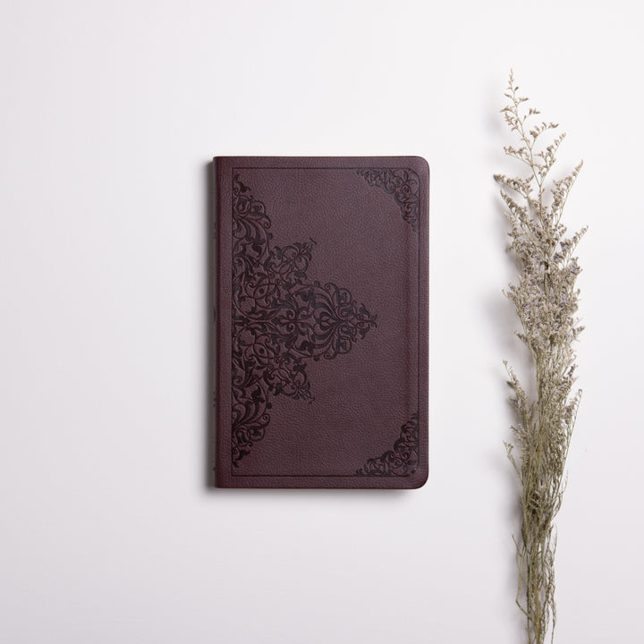 ESV Value Thinline Bible - Chestnut - TruTone - Filigree Design